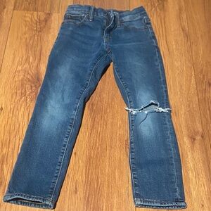 Levi's Men's Distressed Blue Skinny Jeans